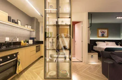 Apartamento com 1 quarto à venda, 42 m² por r$ 615.000,00 - vila itapura - campinas/sp.