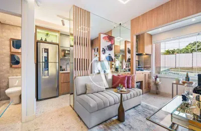 Apartamento com 1 quarto à venda, 47m² por r$ 605.000 - chácara da barra - campinas/sp