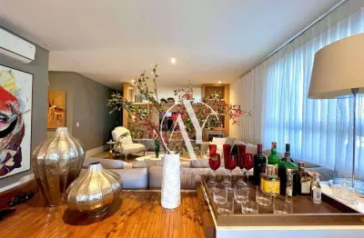 Apartamento com 3 dormitórios à venda, 213 m² - cambuí - campinas/sp