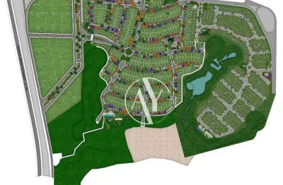 Terreno em condomínio fechado à venda na Rodovia Governador Doutor Adhemar Pereira de Barros, 10, Fazenda Pau D'Alho, Campinas