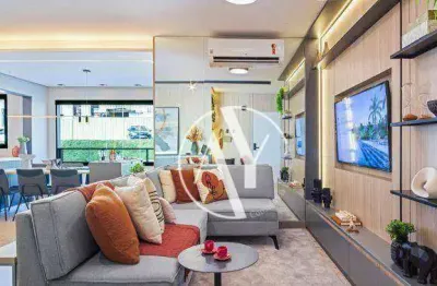 Apartamento com 3 dormitórios à venda, 124 m² por r$ 1.566.000,00 - parque prado - campinas/sp