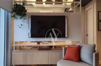 Apartamento com 1 dormitório, 39 m² - venda por r$ 700.000 ou aluguel por r$ 4.500/mês - cambuí - campinas/sp