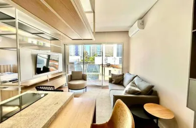 Apartamento com 1 dormitório, 38 m² - venda por r$ 700.000,00 ou aluguel por r$ 4.847,63/mês - cambuí - campinas/sp