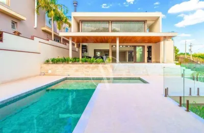 Casa em condomínio 4 suítes c/ área gourmet e home office à venda no jatibela, campinas/sp