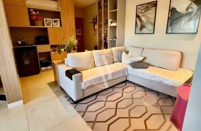 Apartamento 2 suítes c/ varanda gourmet, depósito e lazer completo à venda na vila industrial, campinas/sp