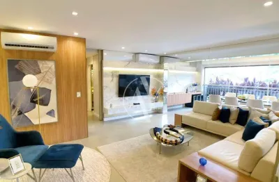 Apartamento 3 suítes c/ varanda gourmet e mini market à venda na nova campinas, campinas/sp