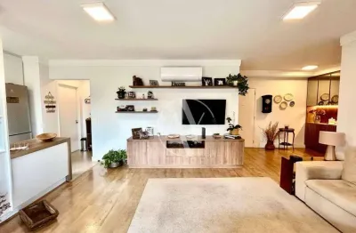 Apartamento 3 suítes c/ varanda integrada, ar condicionado e lazer clube à venda no taquaral, campinas/sp