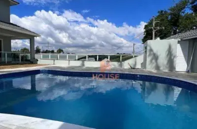 Casa com 3 dormitórios para alugar, 300 m² por r$ 8.000,00/mês - jardim santo antônio - arujá/sp