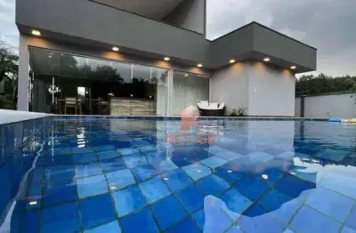 Casa com 3 dormitórios à venda, 384 m² por r$ 2.900.000,00 - condomínio reserva ibirapitanga - santa isabel/sp