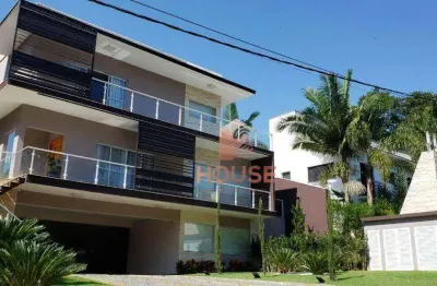Casa com 7 dormitórios à venda, 929 m² por r$ 4.200.000,00 - condomínio reserva ibirapitanga - santa isabel/sp