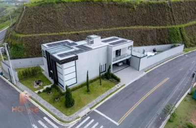 Casa com 4 dormitórios à venda, 442 m² por r$ 2.738.000,00 - condomínio entre serras residencial - santa isabel/sp