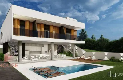Casa com 4 dormitórios à venda, 555 m² por r$ 3.500.000,00 - condomínio reserva ibirapitanga - santa isabel/sp