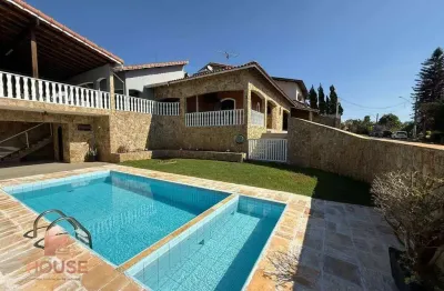 Casa com 4 dormitórios para alugar, 750 m² por r$ 12.000,00/mês - condomínio arujá country club - arujá/sp