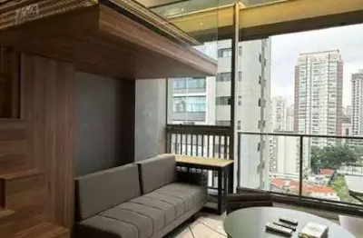 Apartamento com 1 dormitório à venda, 25 m² por r$ 670.000,00 - brooklin - são paulo/sp