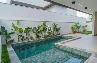 Exuberante casa em condomínios - 3 suítes - cond. arts uberlândia