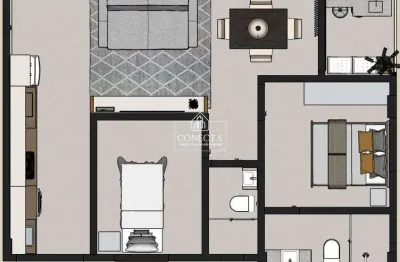 Apartamento com 2 quartos à venda no Conjunto Segismundo Pereira, Uberlândia 