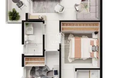Apartamento com 2 quartos à venda no Conjunto Segismundo Pereira, Uberlândia 