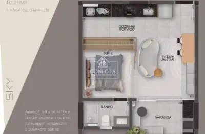Apartamento com 1 quarto à venda no Conjunto Segismundo Pereira, Uberlândia 