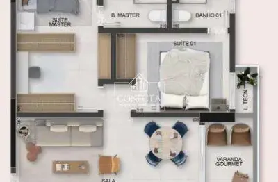 Apartamento com 2 quartos à venda no Santa Mônica, Uberlândia 