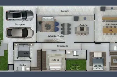 Casa com 3 quartos à venda no Aclimação, Uberlândia 