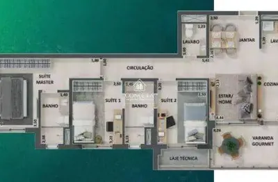 Apartamento com 3 quartos à venda no Morada da Colina, Uberlândia 