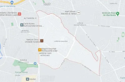 Terreno à venda no Jardim Karaíba, Uberlândia 