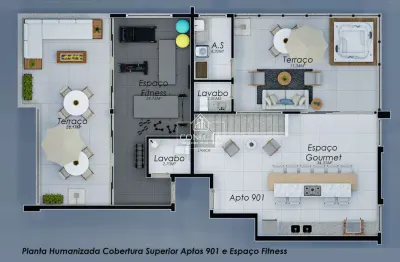 Apartamento com 3 quartos à venda em Laranjeiras, Uberlândia 