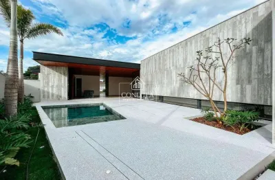 Seu sonho realizado: casa térrea, 4 suítes - condomínio villa dos ipês