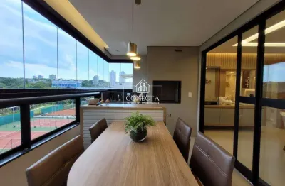 Apartamento com 131,76m², 3 suítes, 2 vagas, copacabana - uberlandia