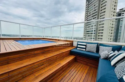 Cobertura para locação de 220m² - por r$12.500,00 no jardim karaiba - uberlândia/mg