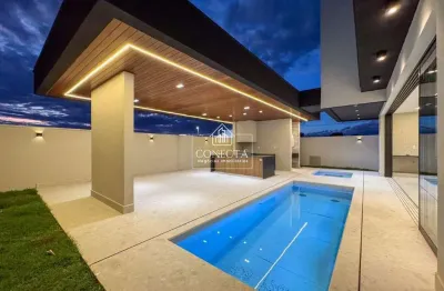 Casa estilo sobrado no condomínio de alto padrão terras altas , zona sul, com 4 quartos todos suítes, 5 vagas, lazer completo, com muita segurança