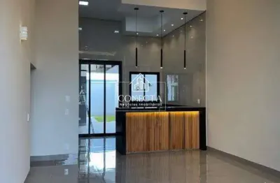 Casa nova no condomínio raros, com muita segurança e conforto. são 152m² de área construída, 3 quartos sendo 2 suítes, área gourmet com churrasqueira.