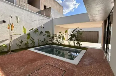 Casa térrea nova no bairro jardim karaiba com 226 m² de construção que une sofisticação, funcionalidade e conforto em um projeto contemporâneo