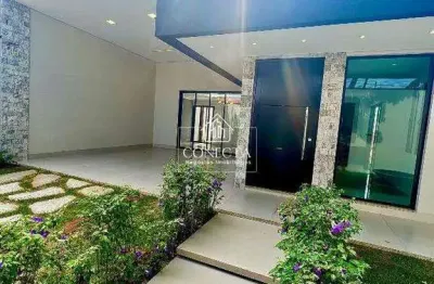 Casa no santa mônica de alto padrão com projeto moderno em conceito com ambientes integrados. 290 m² de área construída, 4 quartos sendo 2 suítes