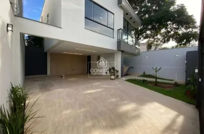 Casa estilo sobrado no jardim karaíba com 205 m² de construção, 3 suítes todas com closet, sendo a suíte máster um grandes destaques desta residência