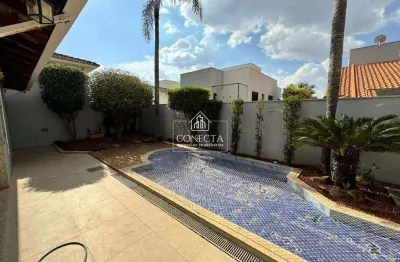 Casa com 3 suítes, piscina e espaço gourmet em nova uberlândia, uberlândia - mg