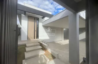 Casa residencial de alto padrão no bairro jardim inconfidência, com 153 m² construção, 3 quartos todos suítes, uma suíte máster com closet