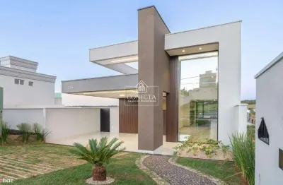 Casa nova térrea a venda no condomínio terras alpha, toda montada e planejada com armários, 3 quartos todos suítes, área de lazer com piscina