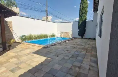 Oportunidade no alto umuarama, uberlândia: casa com 4 dormitórios, piscina e 3 vagas