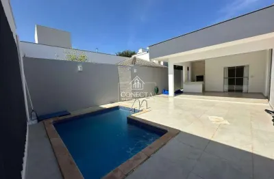 Casa em condomínio em uberlândia - 3 suítes, espaço gourmet e segurança 24h