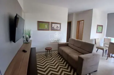 Apartamento mobiliado de 50m² - por r$3.200,00 no patrimônio, uberlândia/ mg