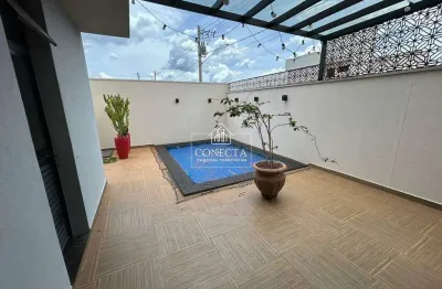 Casa em condomínio residencial no bairro novo mundo, uberlândia - 3 suítes, 4 vagas