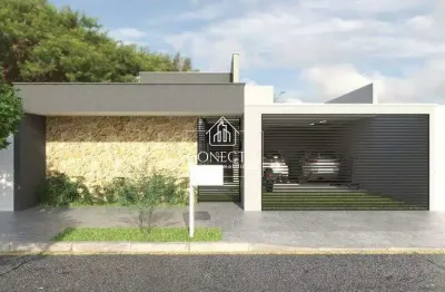 Casa linda e moderna no bairro novo mundo, com 180m² de área construída, em terreno de 250 m² total, 3 quartos, 01 suite, 4 vagas