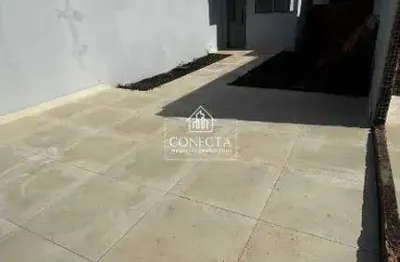 Casa nova à venda na zona sul de uberlândia, no bairro shopping park, 65 m² de construção, 2 suítes, área gourmet com churrasqueira, 2 vagas