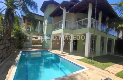 Casa em condomínio fechado com 4 quartos para alugar na rua bom retiro, 100, praia da lagoinha, ubatuba por r$ 1.300 por dia