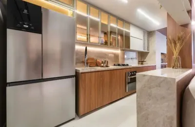 Alphaville - 75 metros - 2 quartos - 1 suíte- varanda gourmet com vaga