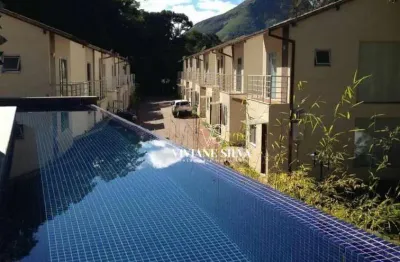 Casa com 2 dormitórios à venda, 135 m² por r$ 690.000 - fazenda inglesa - petrópolis/rj