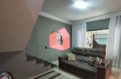 Sobrado com 3 dormitórios à venda, 137 m² por r$ 695.000,00 - planalto - são bernardo do campo/sp