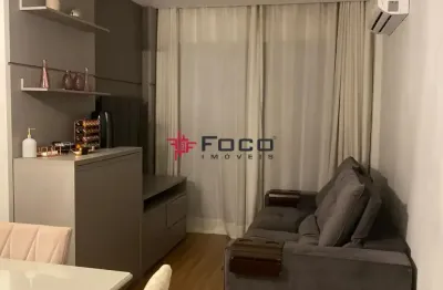 Apartamento mobiliado - edifício residencial cambará - 2 dormitórios (1 suíte) - jardim américa