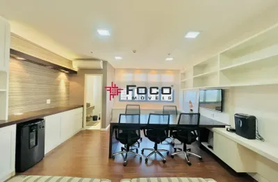 Sala comercial mobiliada/edifício prime offices/ 54m²/jardim aquárius/ são josé dos campos